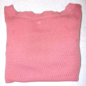 LC Lauren Conrad Pink Long Sleeve Sweater Size L